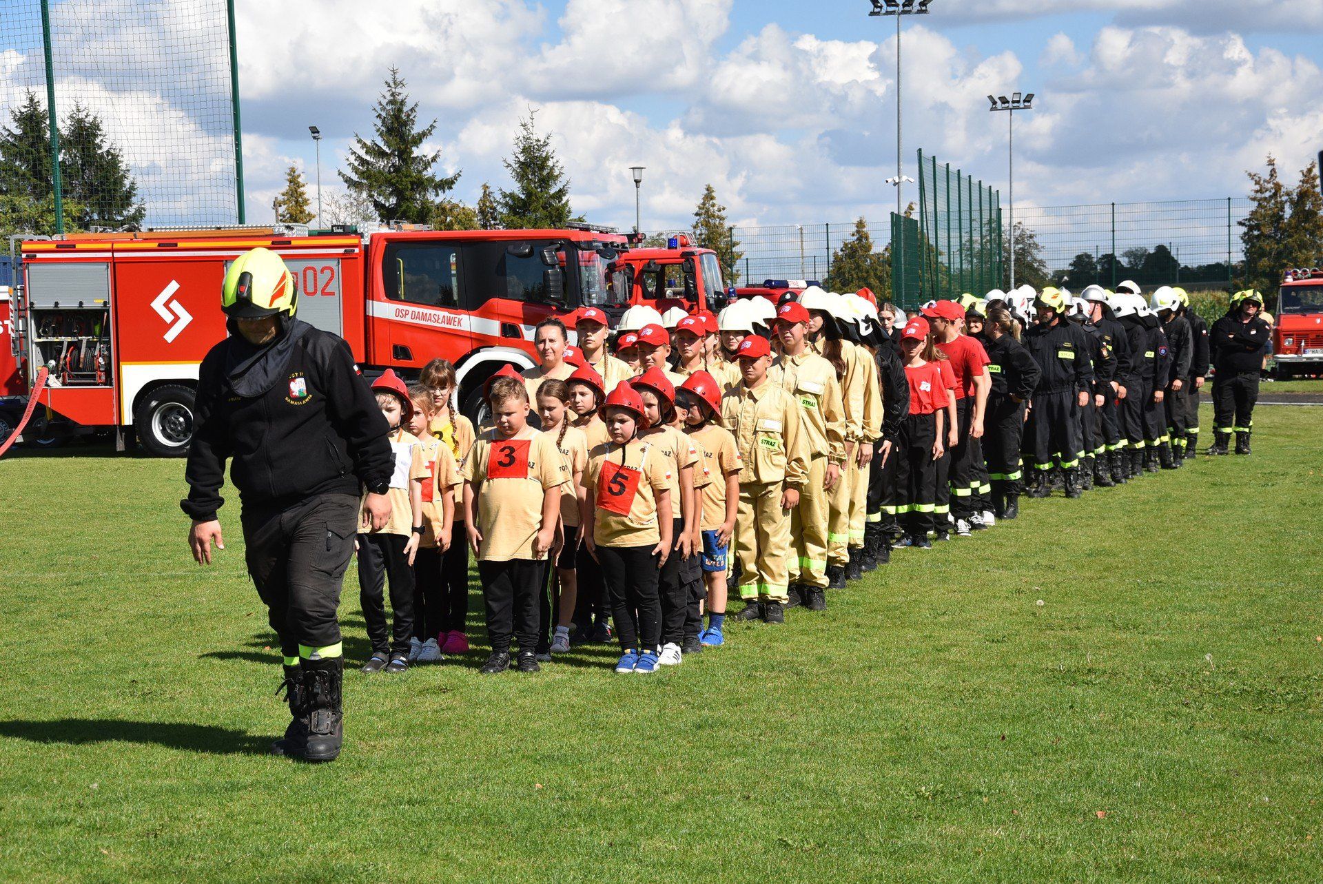 Uczestniczy turnieju sportowo-pożarniczego