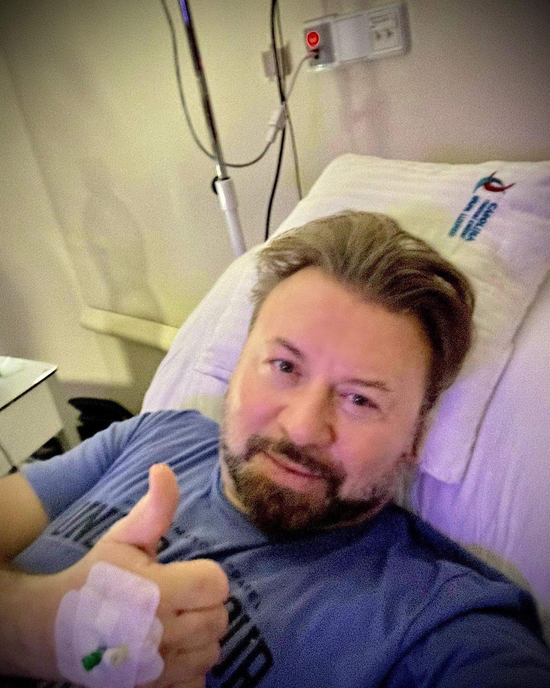 Michał Milowicz w szpitalu