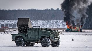 PGZ testuje w Zielonce efektory dla SAN. Pokaz dronów, systemów minowania i zwalczania celów