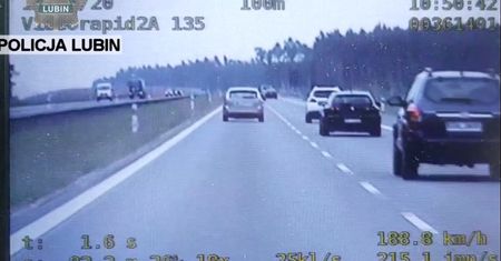 Co za prędkość! 44-letni zielonogórzanin jak szalony gnał na pogrzeb