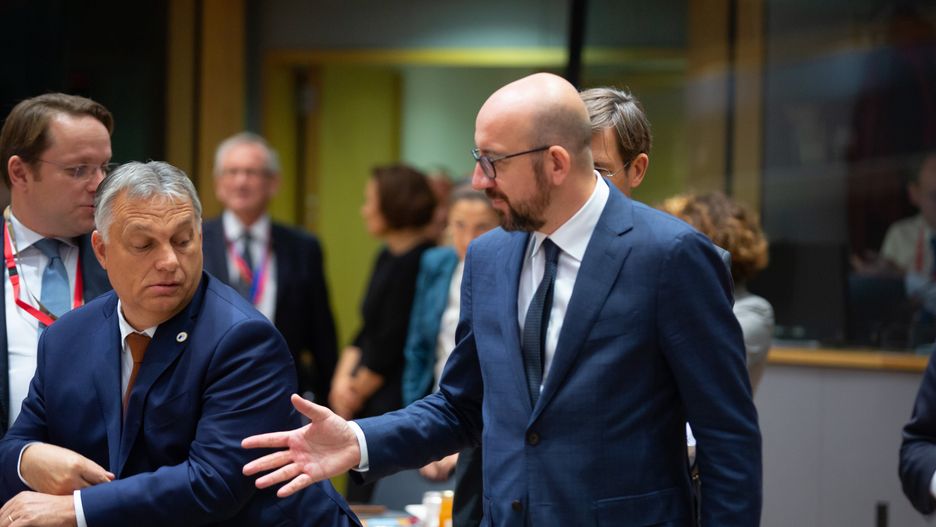 Viktor Orban i Charles Michel