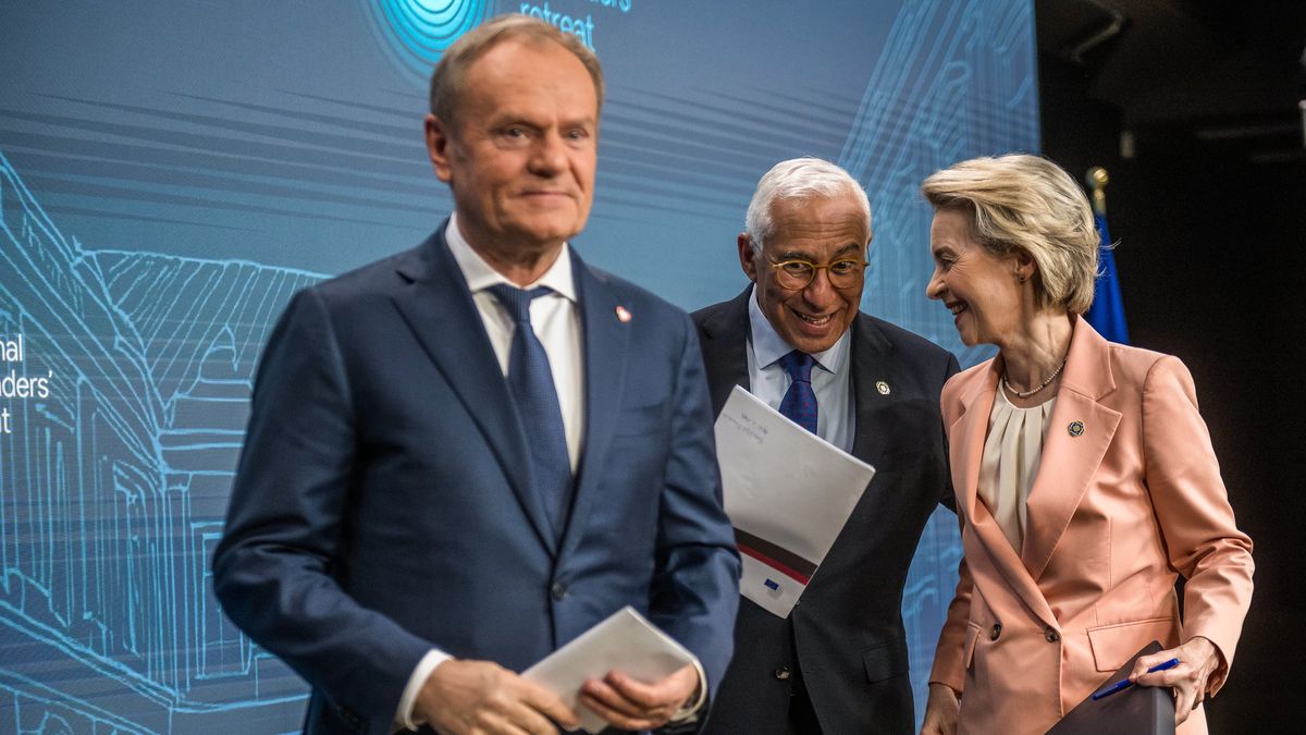 Donald Tusk, Antonio Costa, Ursula von der Leyen