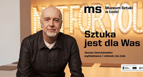 Zwiedzający w kampanii reklamowej Muzeum Sztuki