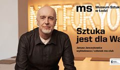 Zwiedzający w kampanii reklamowej Muzeum Sztuki