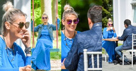 Zakochana Dominika Tajner chwali się CHŁOPAKIEM na ustawce z paparazzi (ZDJĘCIA)