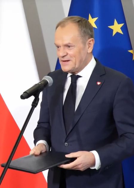 Donald Tusk musiał zareagować podczas konferencji prasowej
