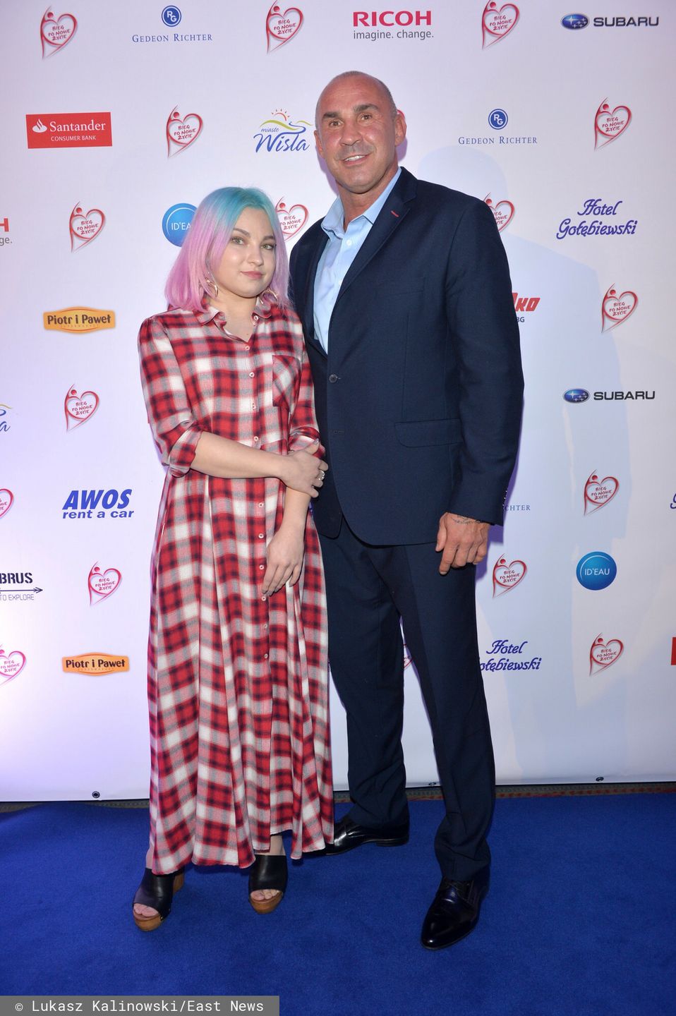 Przemysław Saleta z córką