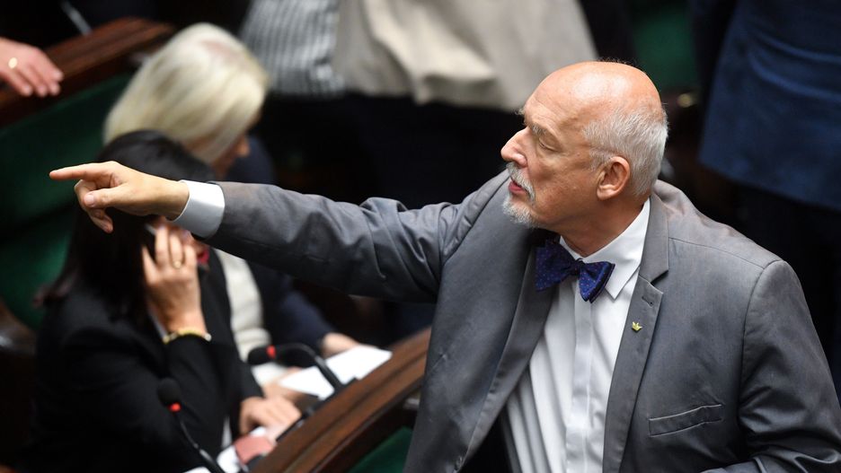 Korwin-Mikke ukarany. "Zamiast się wytłumaczyć, zrobił awanturę"