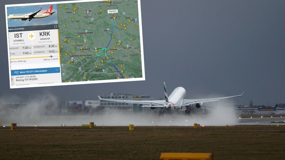 Przekierowują samoloty. Wszystko przed pogodę w Polsce