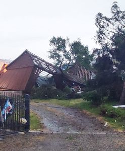 Trąba powietrzna koło Nowego Sącza. Dramatyczne relacje ludzi: "Na drodze panowała ciemność"