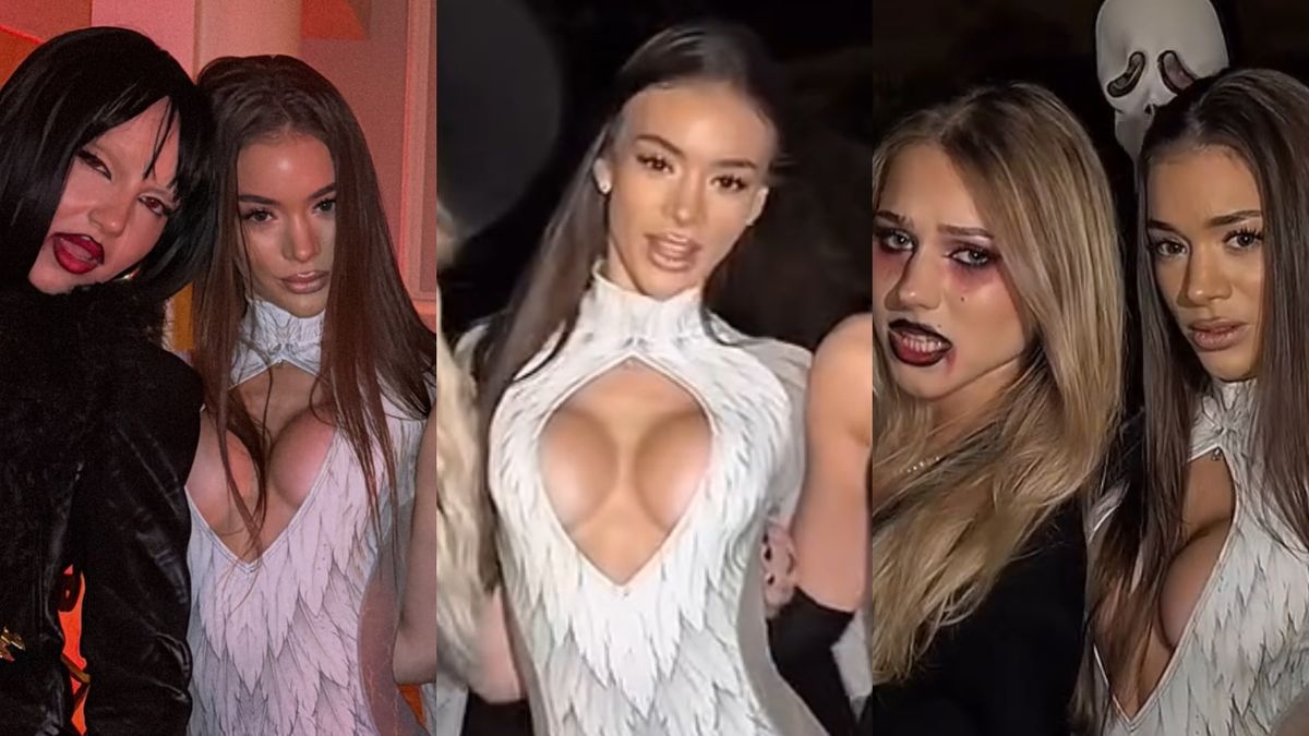 Sofi Sivokha świeciła biustem na imprezie halloweenowej
