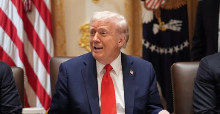 Na ogłoszeniu padło pytanie o Trumpa. Odpowiedź była krótka