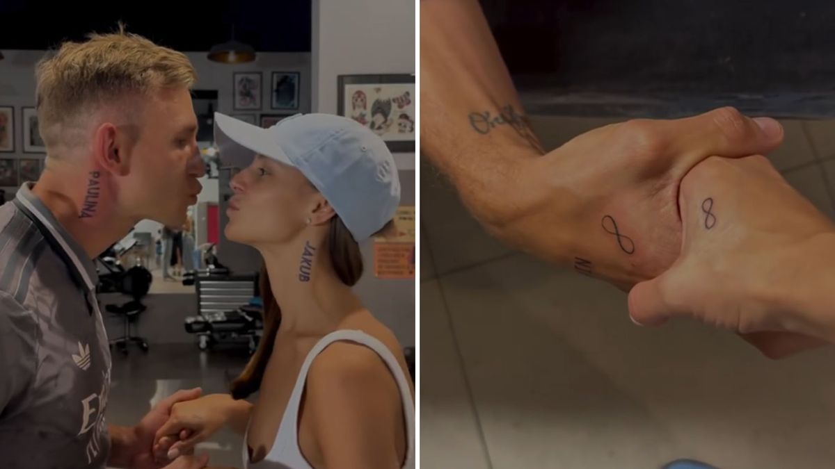 Jakub i Paulina Rzeźniczakowie zrobili sobie tatuaże