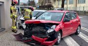 Przemyśl: Wypadek na skrzyżowaniu. Jedna osoba trafiła do szpitala