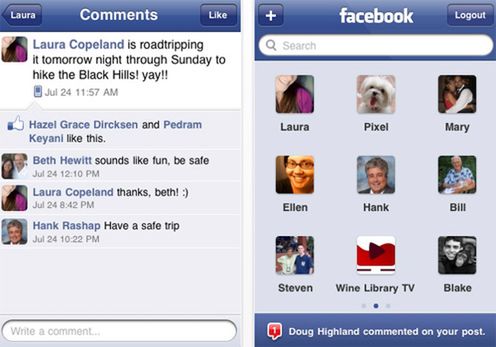 Facebook na iPhone’a zaktualizowany 2