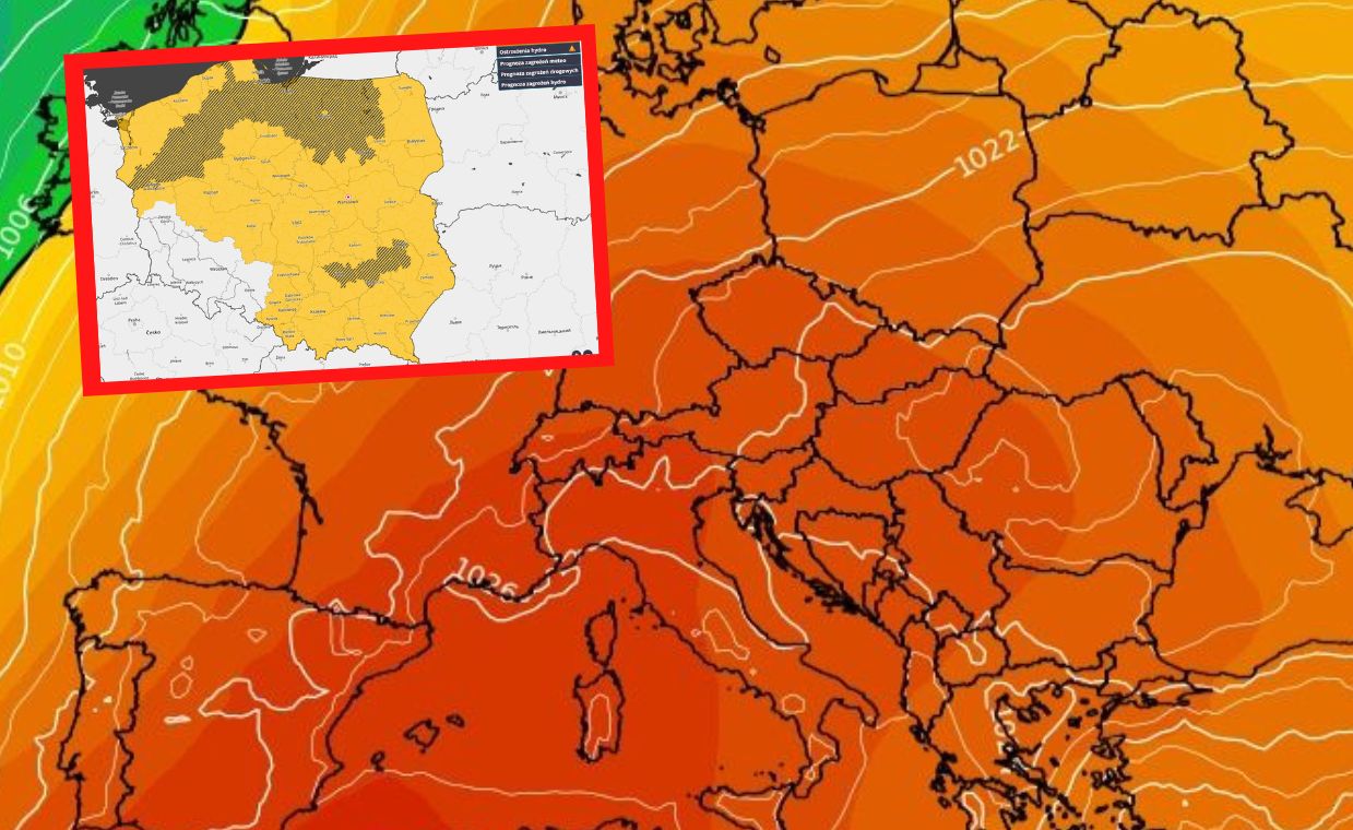 Pogoda. Zanim nadejdzie "uderzenie iberyjskiego ciepła" może być niebezpiecznie na drogach. Alerty IMGW