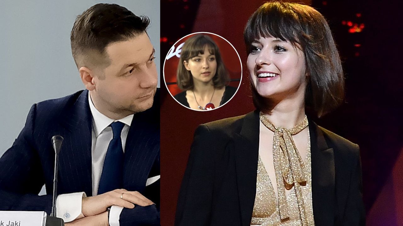 Patryk Jaki i Kasia Sienkiewicz z Kwiatu Jabłoni