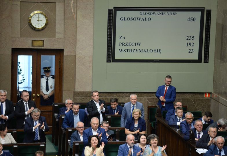 O godzinie 15:00 Sejm przegłosował ustawę