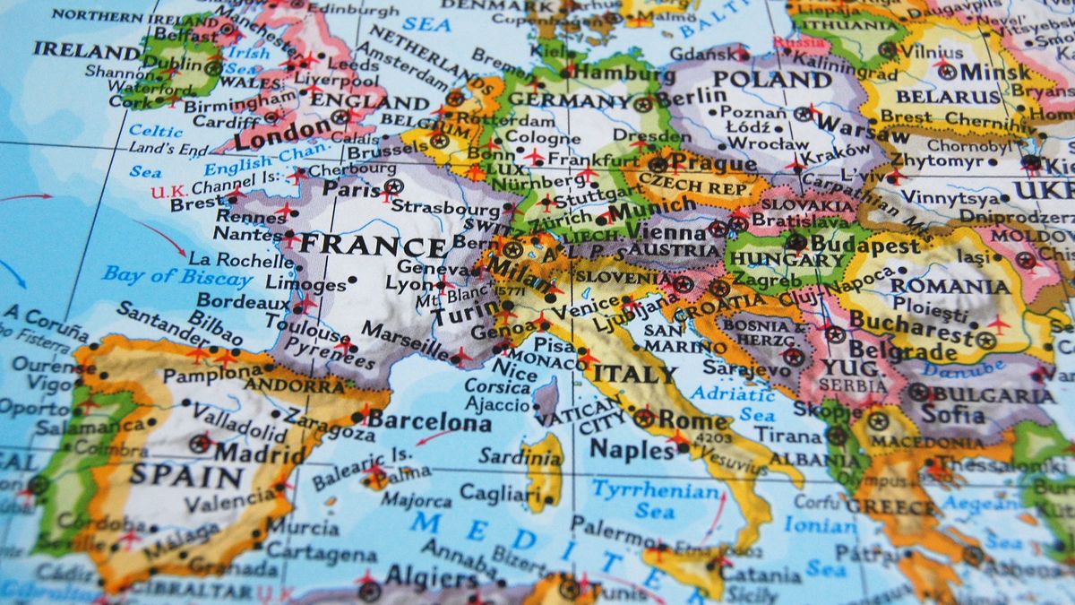 Krzyżówka z geografii Europy