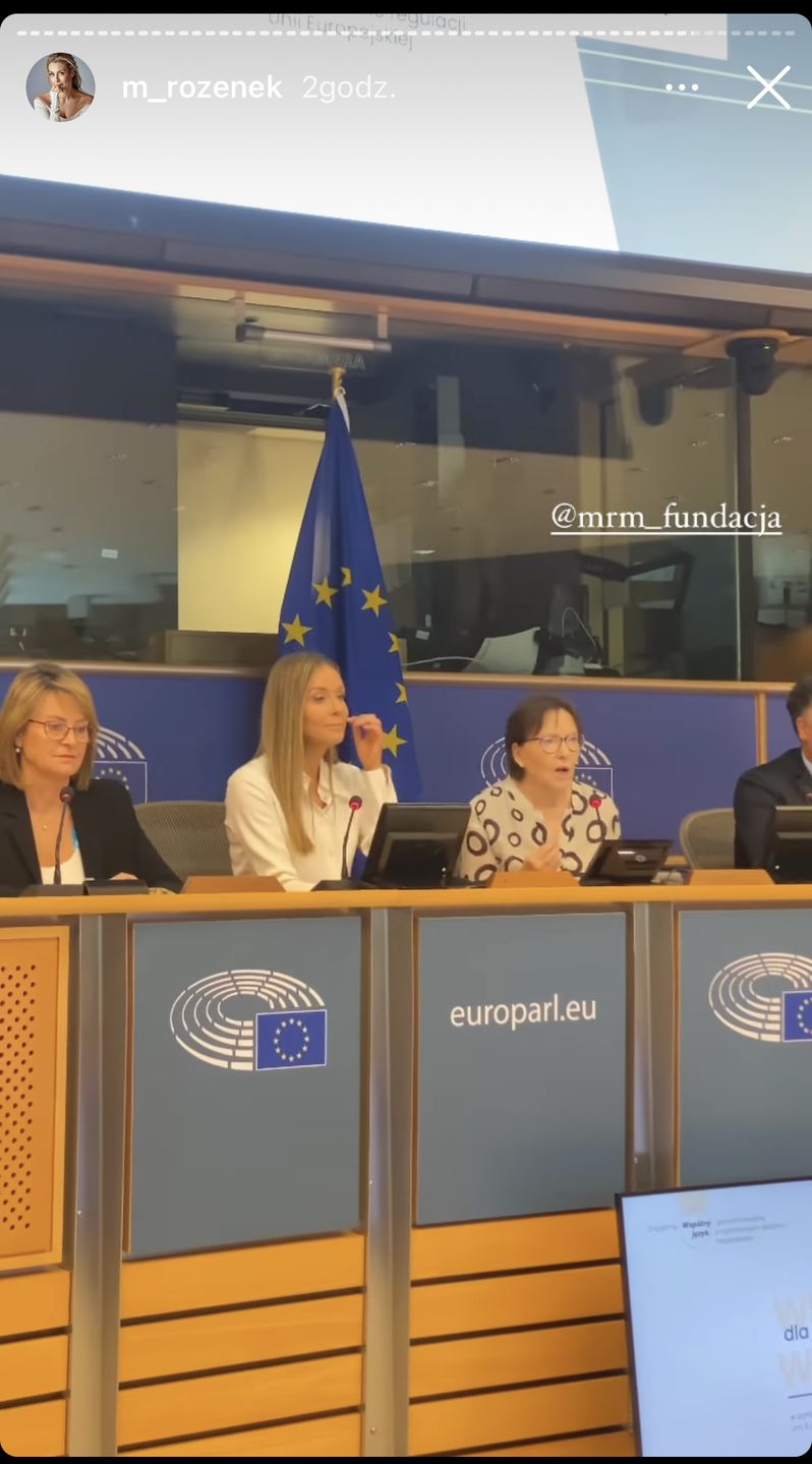 Małgorzata Rozenek w Parlamencie Europejskim