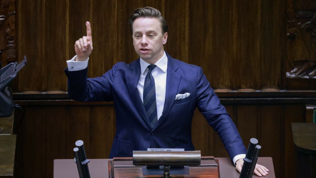 31. posiedzenie Sejmu X kadencji
20.03.2025 Warszawa. 31. posiedzenie Sejmu X kadencji. Fot. Filip Naumienko/REPORTER 
N/z: Krzysztof Bosak
Filip Naumienko/REPORTER