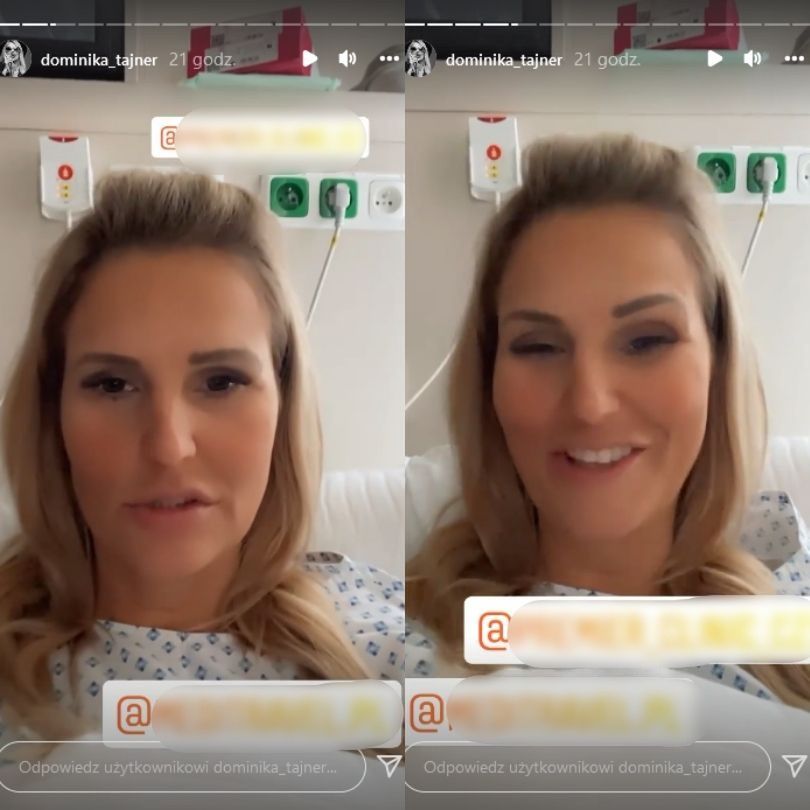Dominika Tajner poddała się operacji rekonstrukcji piersi