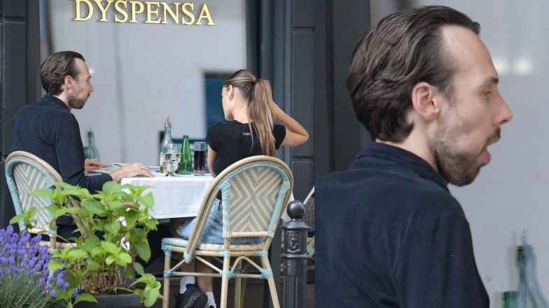 Aleksander Przetakiewicz zabrał dziewczynę modelkę do restauracji