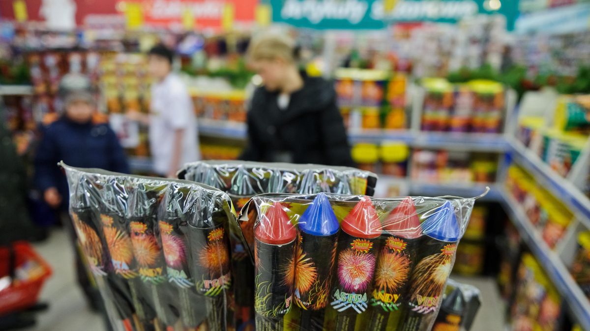 Fajerwerki w supermarkecie
Lublin, 