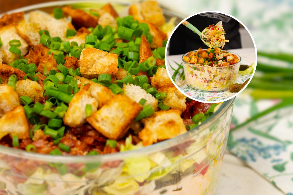 Zrób warstwową sałatkę Drwala, a obiad nie będzie potrzebny. Każdy będzie chciał jeść tylko ją