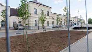 Był kamień, będzie zieleń. Zmiany przed białostockim dworcem PKP