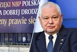 Nowy baner na gmachu NBP. "To obrażanie nas wszystkich"