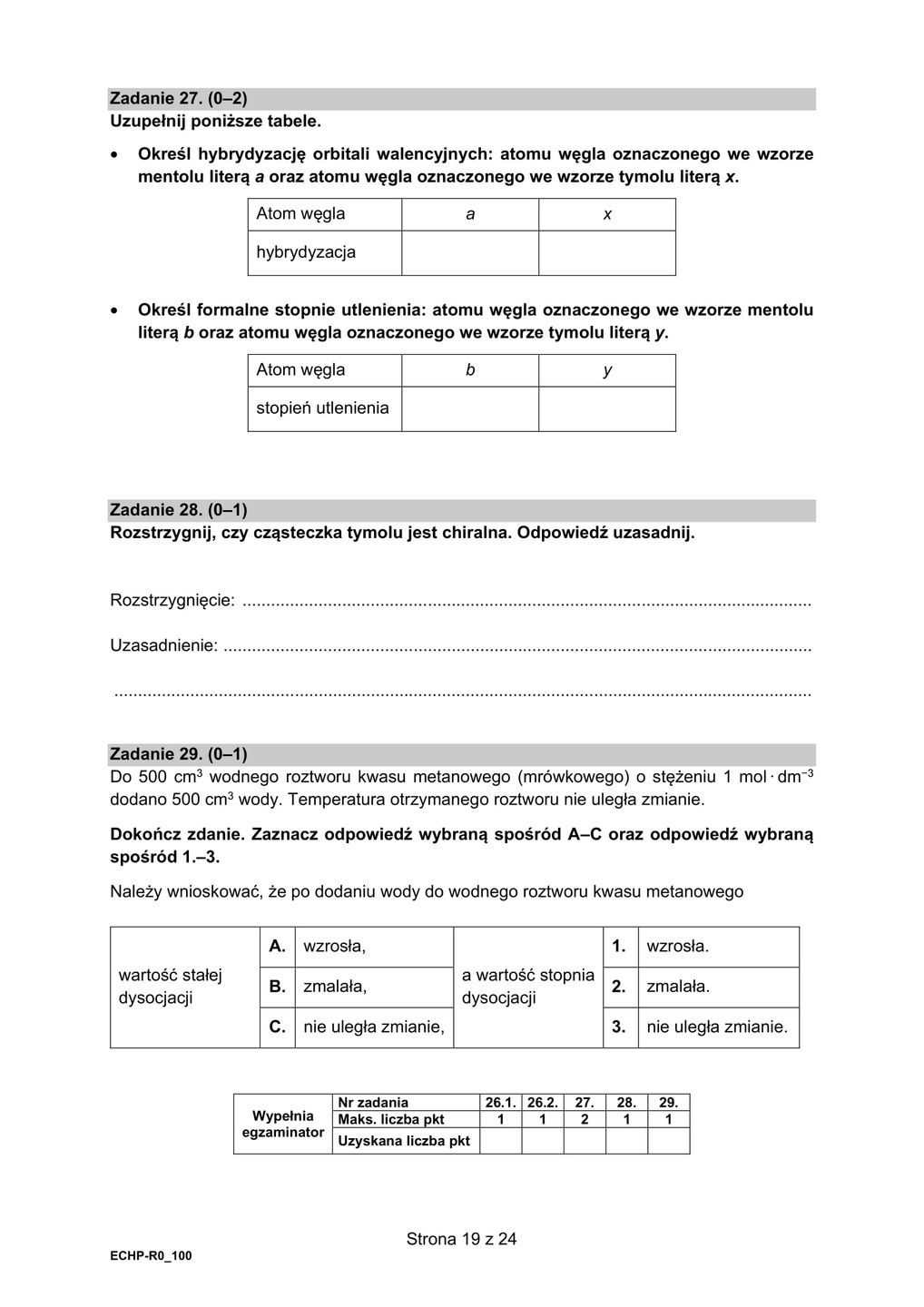 Matura z chemii 2021 - arkusze CKE
