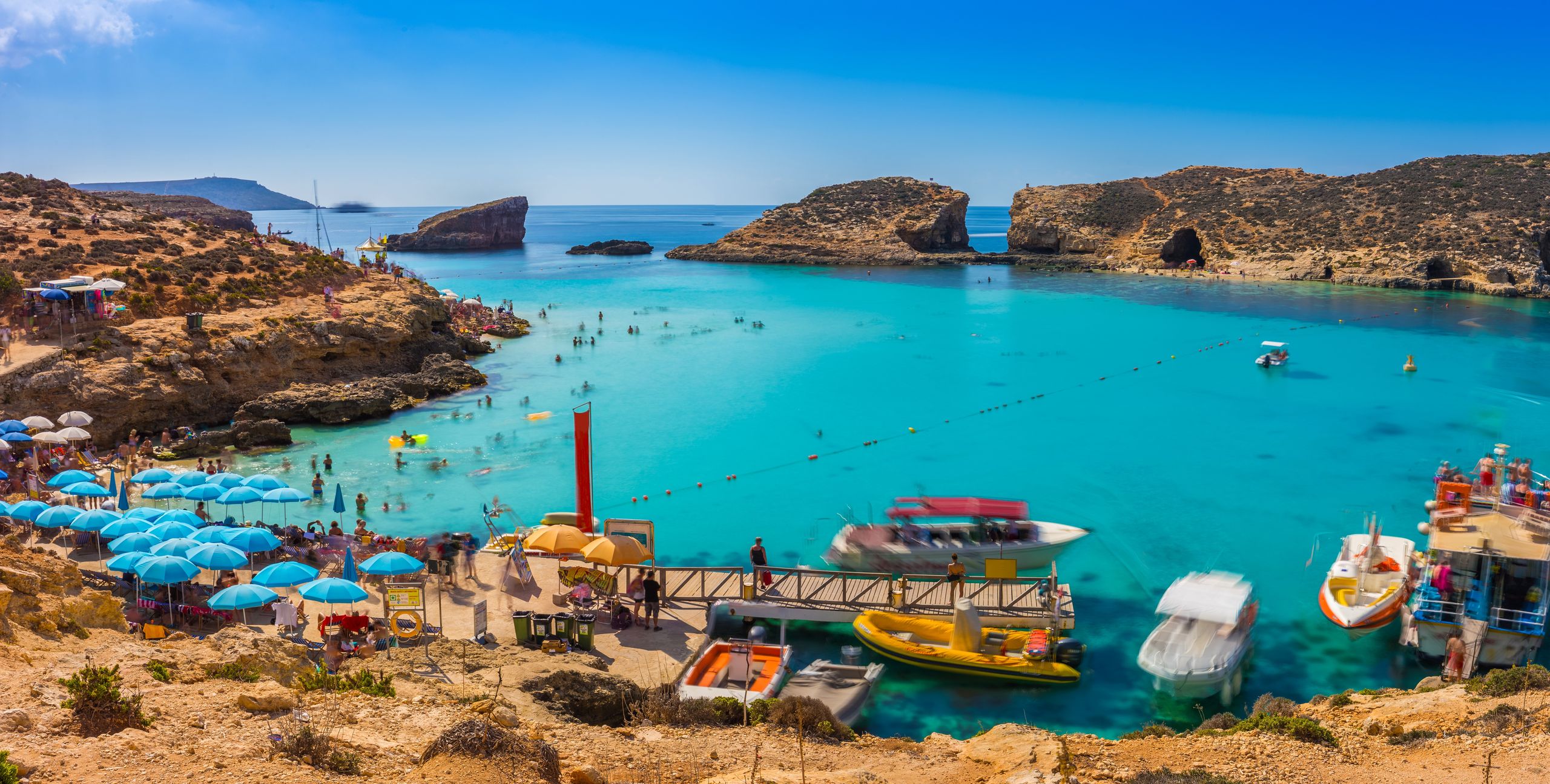 Błękitna Laguna na Comino