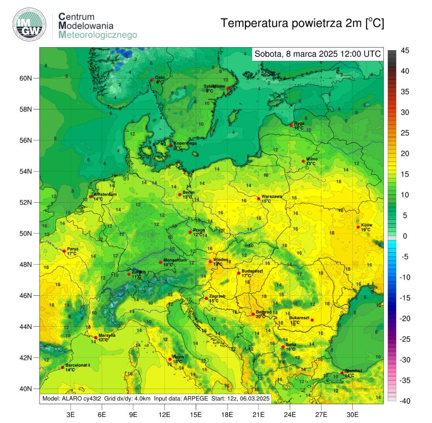 Prognoza na sobotę