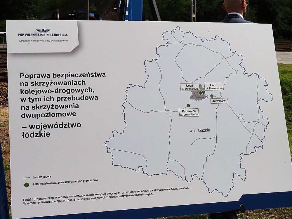 Przejazd na Malowniczej był miejscem, gdzie ogłoszony został plan budowy nowych, bezkolizyjnych przejazdów