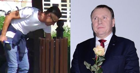 Reporter lubelskiego TVP WYRZUCAŁ ŚMIECI Z KOSZA, żeby nakręcić materiał o "zaniedbanym" Placu Lecha Kaczyńskiego! (WIDEO)