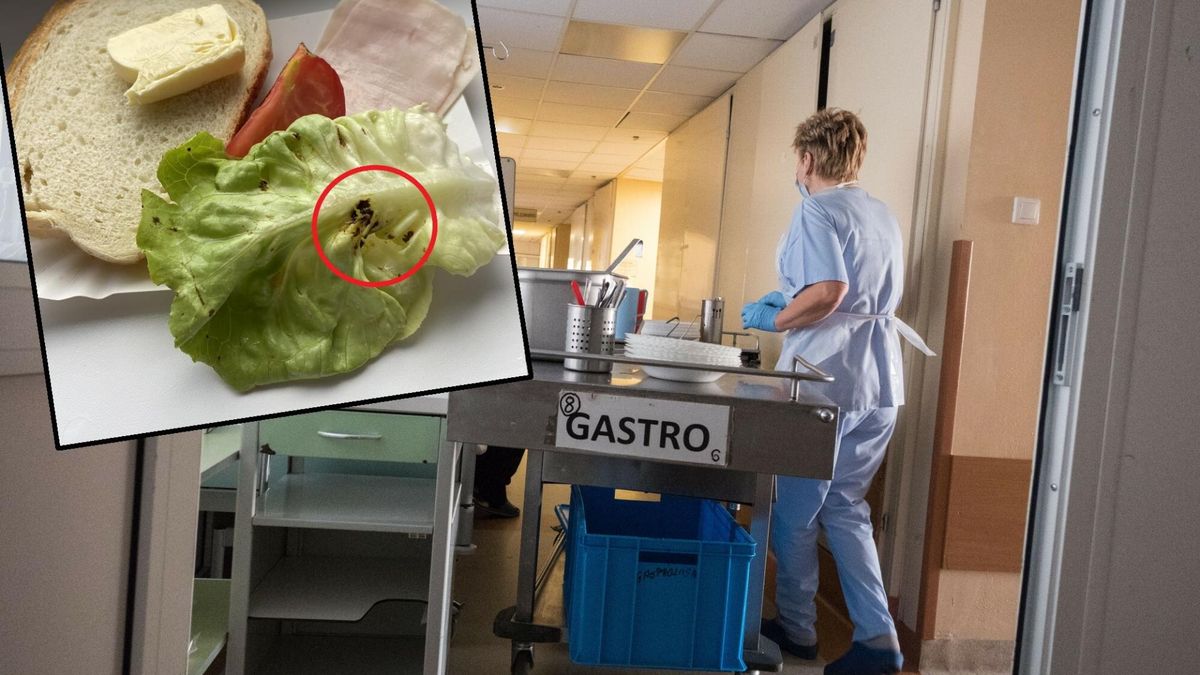 Oburzająca kolacja dla dwulatka w szpitalu. Dziecko dostało brudną sałatę