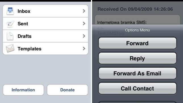 Kolejna aplikacja zarządzająca SMS-ami w iPhonie 1