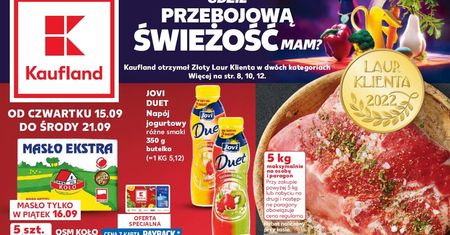 Kaufland najnowsza gazetka od czwartku 15 września. Promocje w Kaufland 15.09-21.09