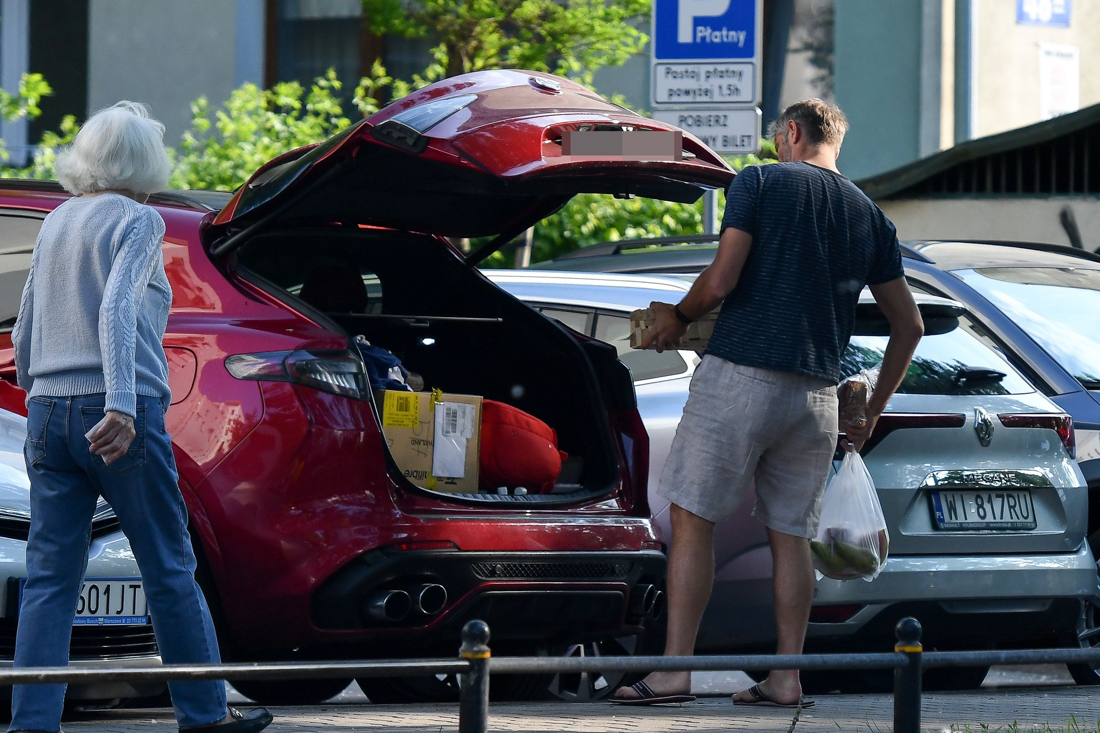 Maciej Dowbor wyskoczył na bazarek nową Alfą Romeo