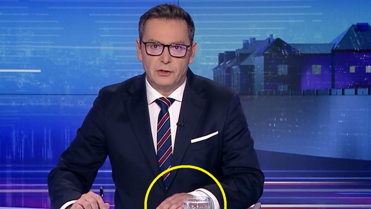 Czy gwiazdor "Wiadomości" złapał kontuzję?