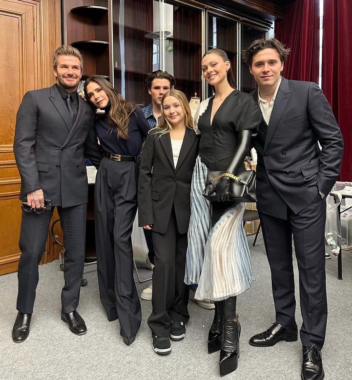 Victoria Beckham chwali się rodzinnymi kadrami ze swojego pokazu