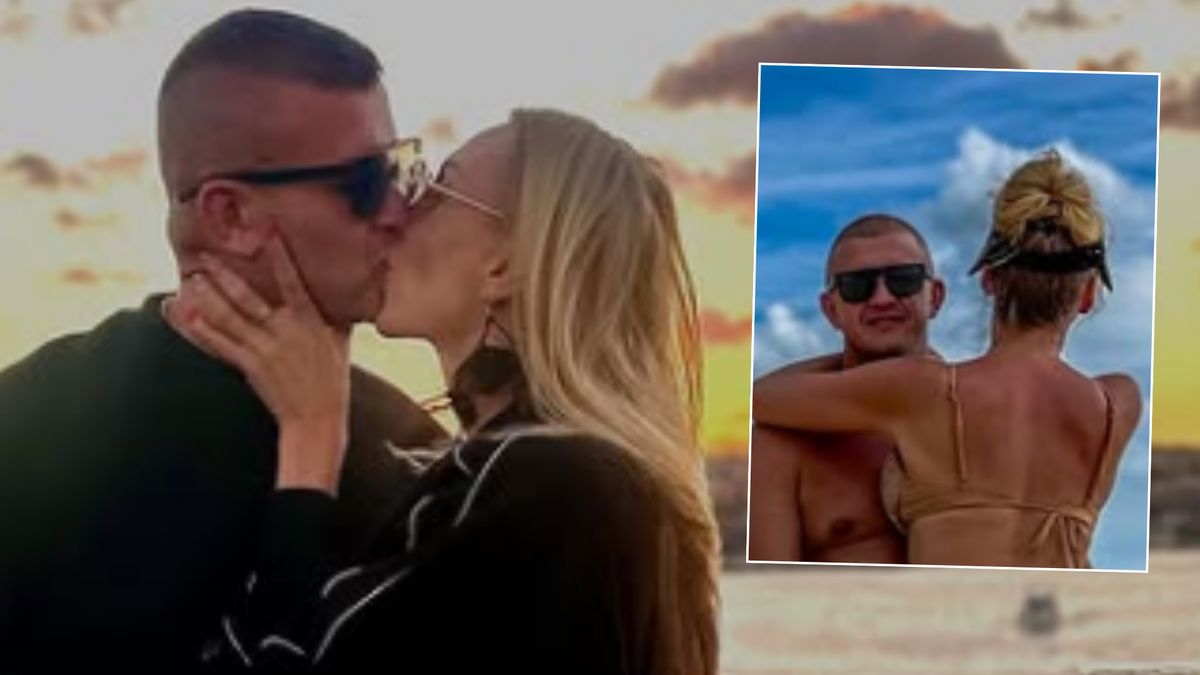 Dawid Narożny ze swoją żoną 