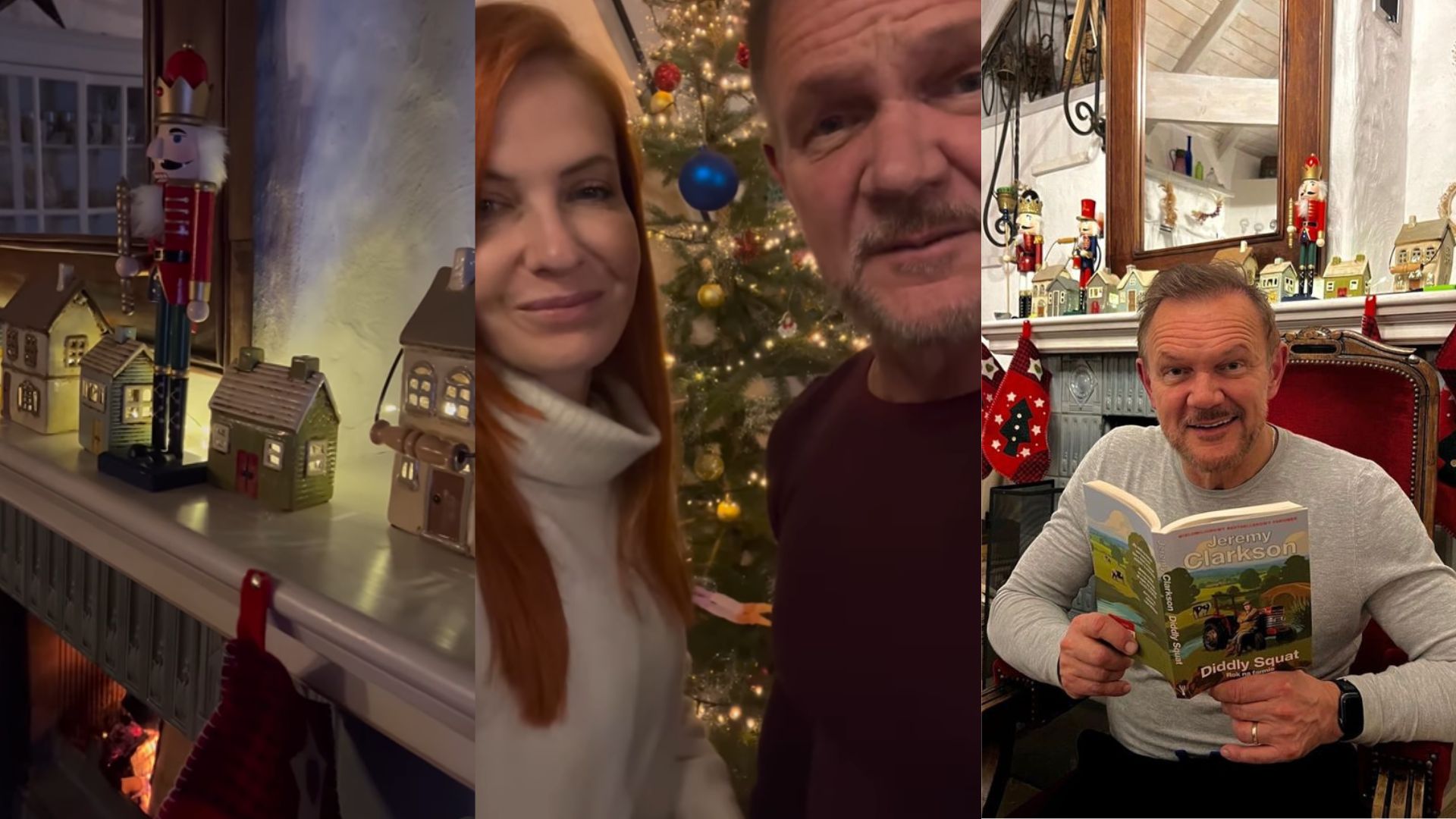 Edyta i Cezary Pazurowie spędzili święta w mazurskiej posiadłości