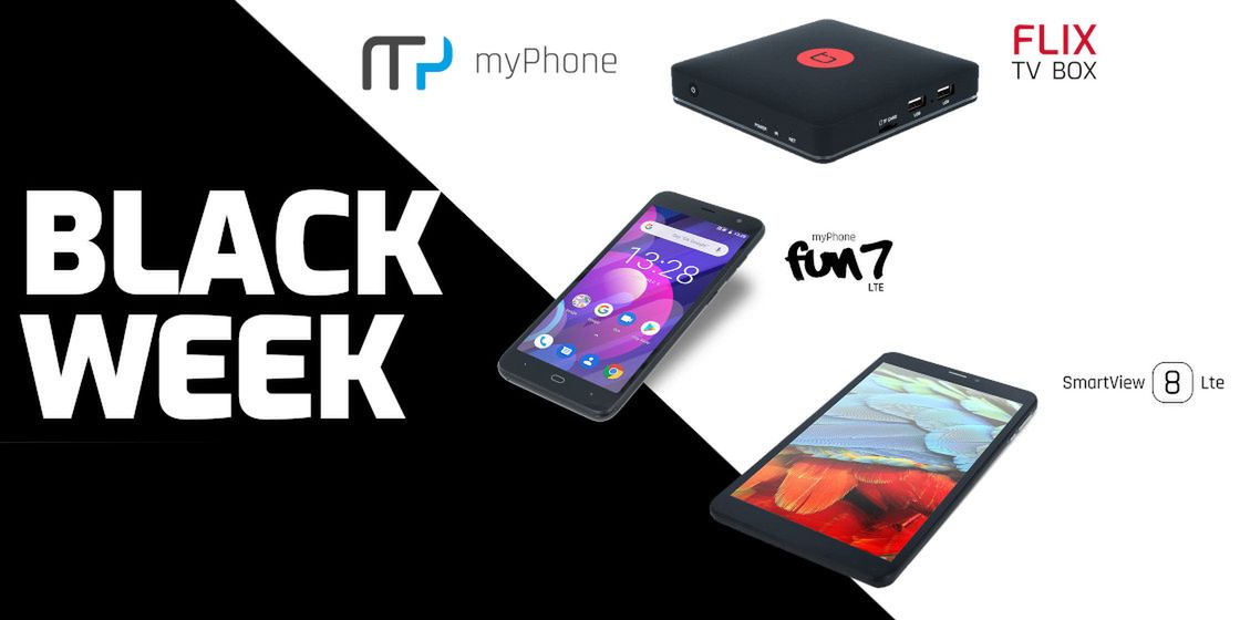 Black Week 2019 z myPhone. W Czarny Piątek smartfony, tablety i Android TV Box(fot. Materiały prasowe)