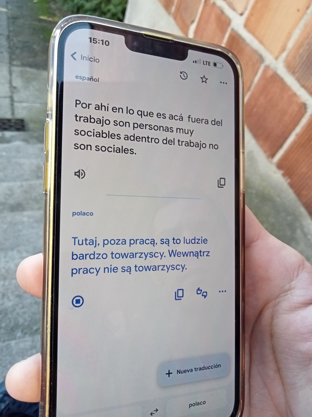 "Rozmowa" z Tomasem z Argentyny