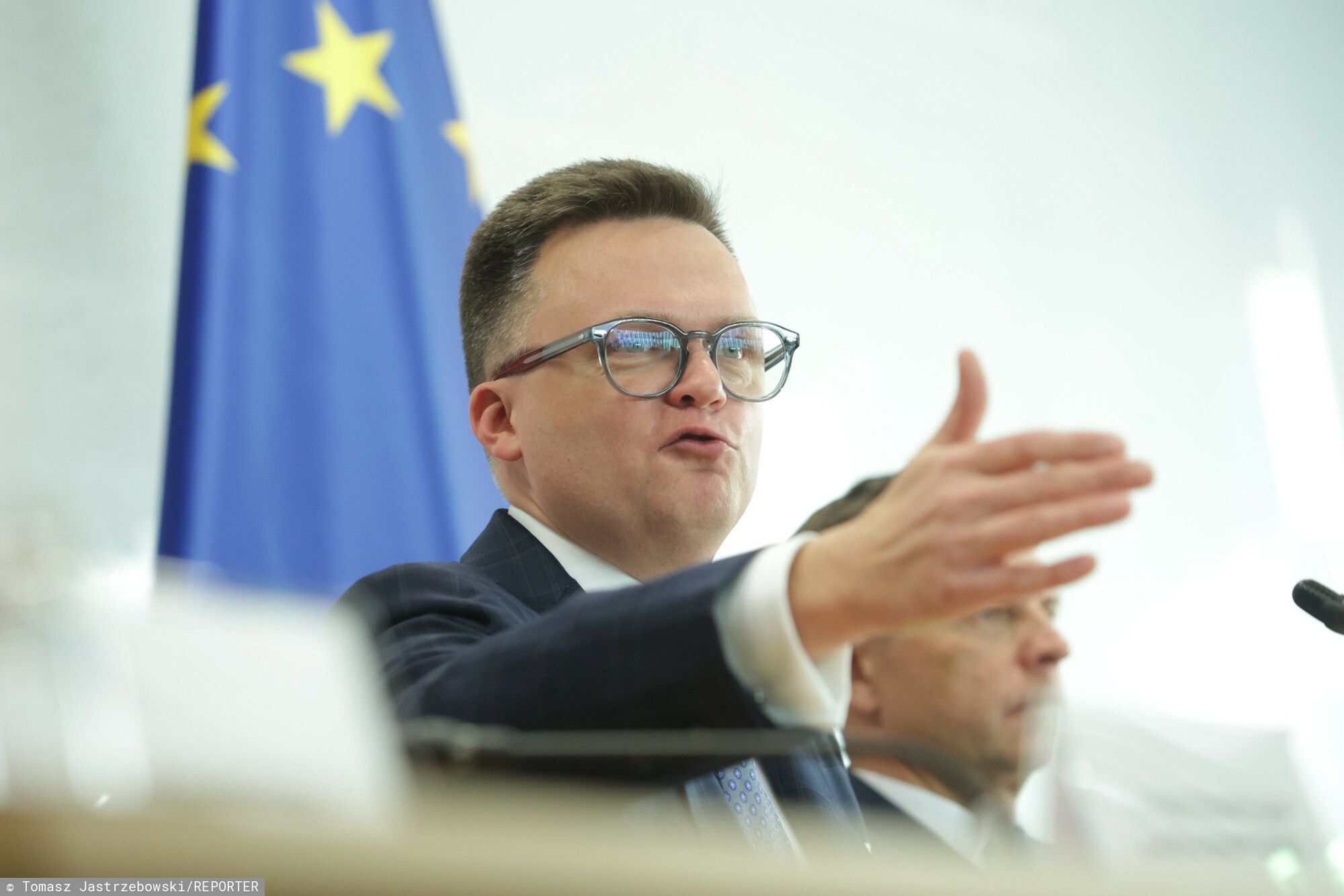 Szymona Hołownia wbija szpilę Andrzejowi Dudzie