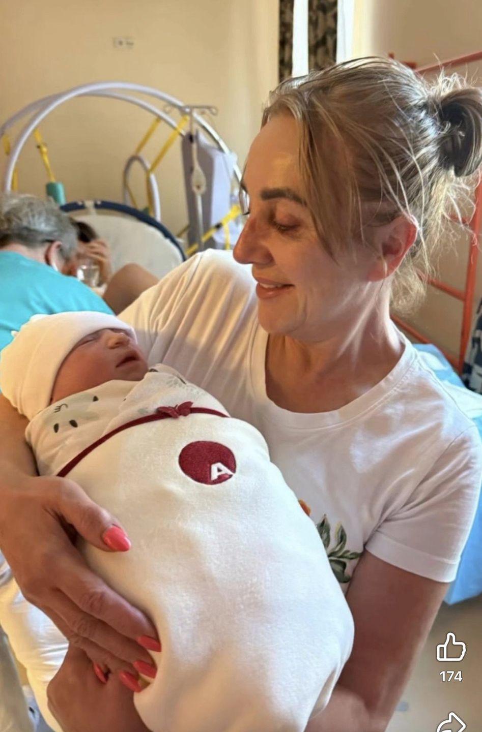 Danuta Martyniuk z wnukiem