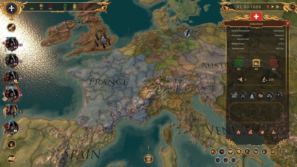 Secret Government screen