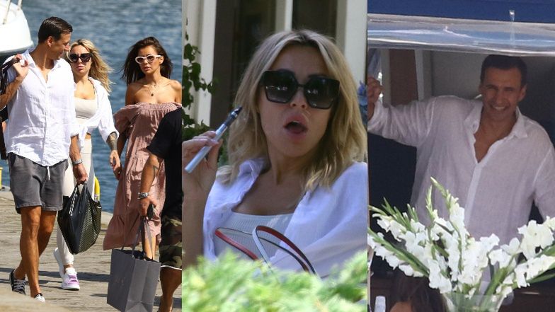 Sopockie aniołki: Blanka Lipińska, Jarosław Bieniuk i Natalia Siwiec BALUJĄ na jachcie